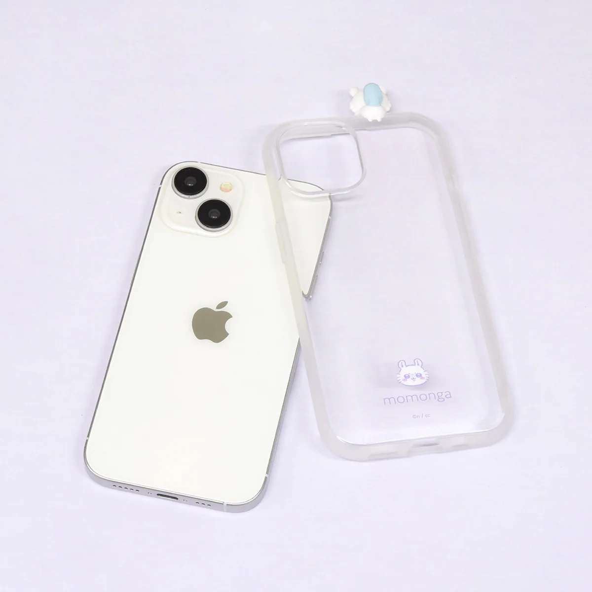 ちいかわ フレーム IIIIfit Clear iPhone対応ケース（モモンガ） - Image 2