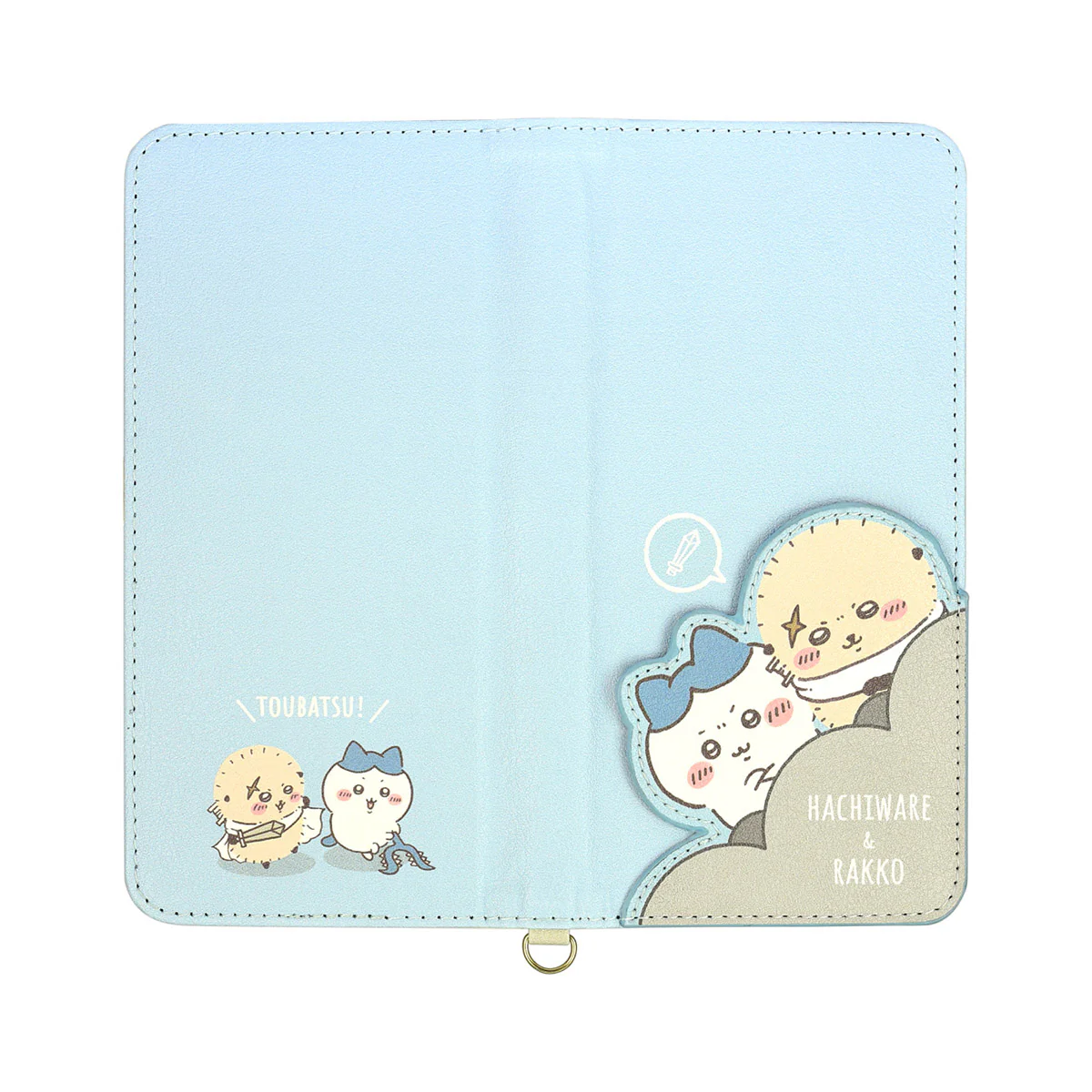 ちいかわ ダイカットマルチフリップカバー L（ハチワレ＆ラッコ） - Image 2