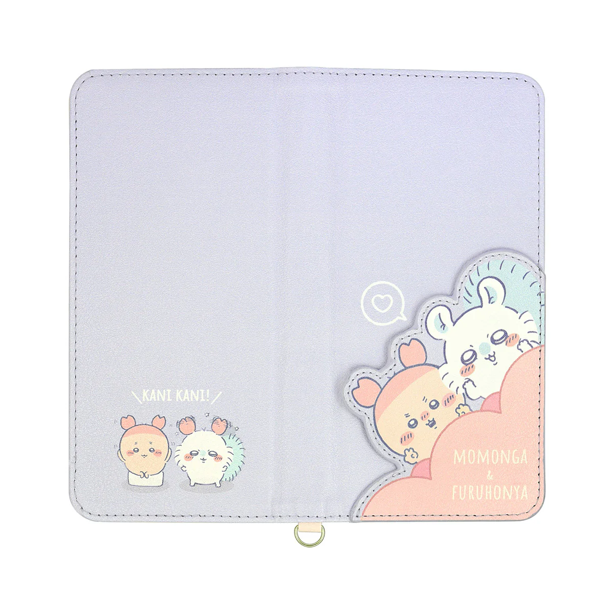 ちいかわ ダイカットマルチフリップカバー L（モモンガ＆古本屋） - Image 2