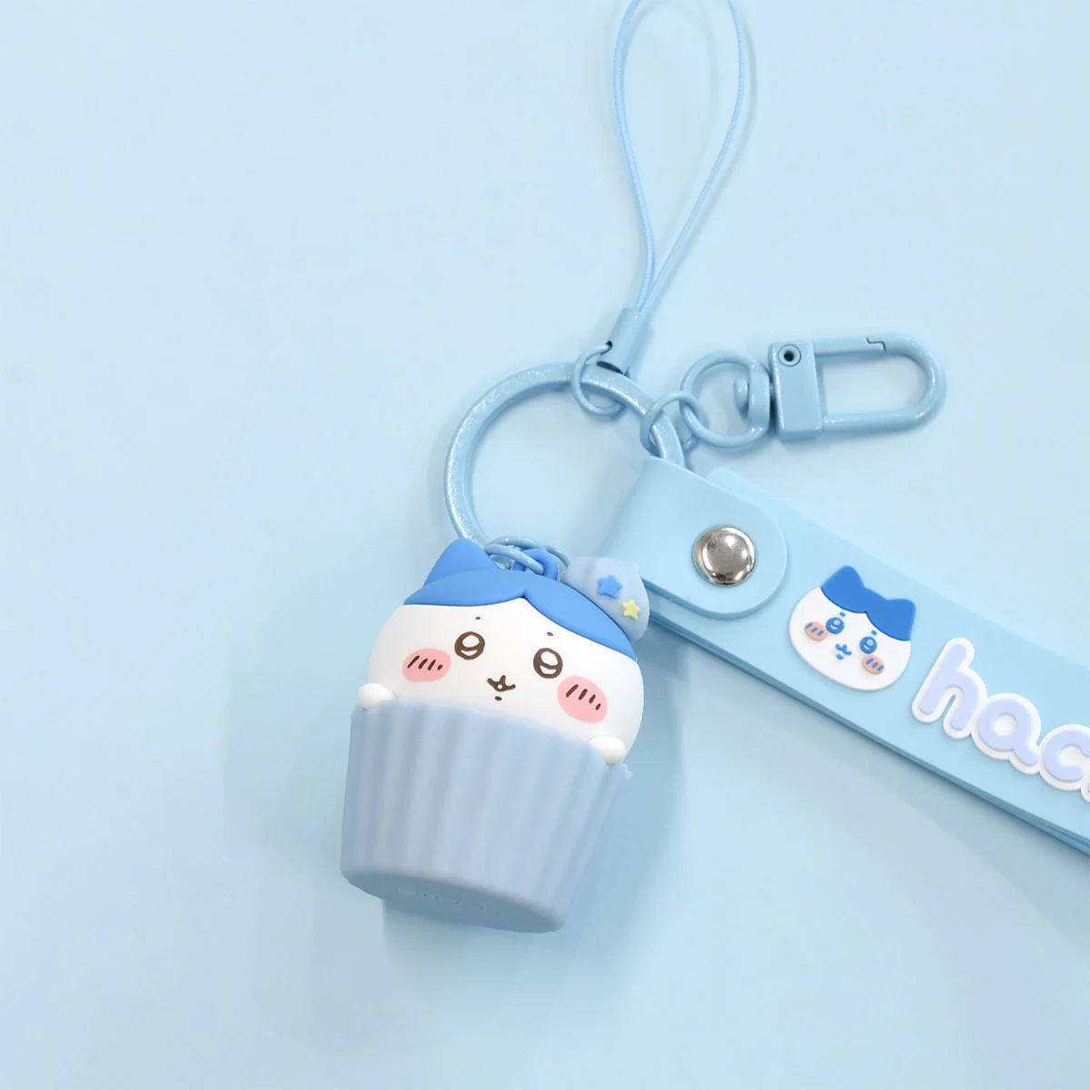 ちいかわ 3Dマスコット付きハンドストラップ（ハチワレ） - Image 3