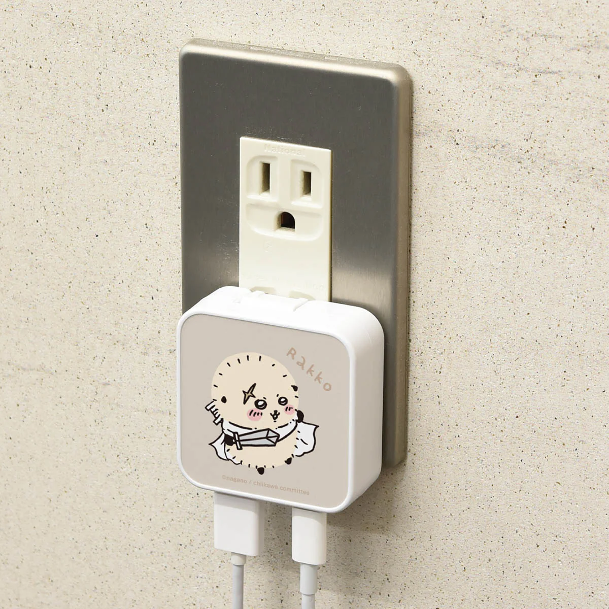 ちいかわ USB/USB Type-C ACアダプタ（ラッコ） - Image 3