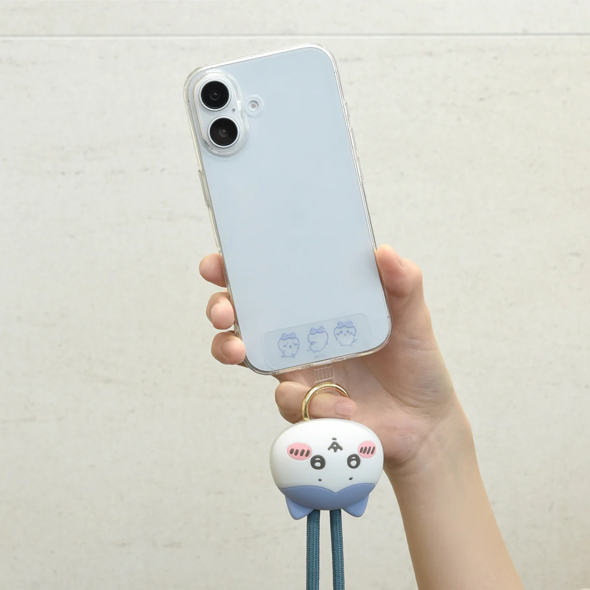 ちいかわ マルチリングプラス マスコットストラップ（ハチワレ） - Image 3