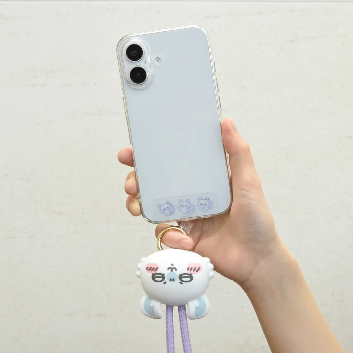 ちいかわ マルチリングプラス マスコットストラップ（モモンガ） - Image 3
