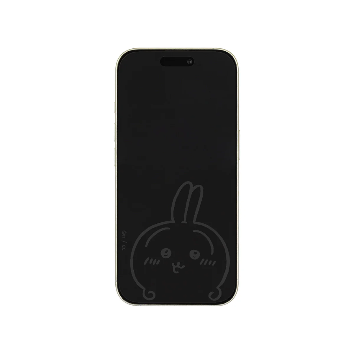 ちいかわ iPhone 16/15/15Pro/14/14Pro/13/13Pro対応 ガラススクリーンプロテクター(うさぎ)