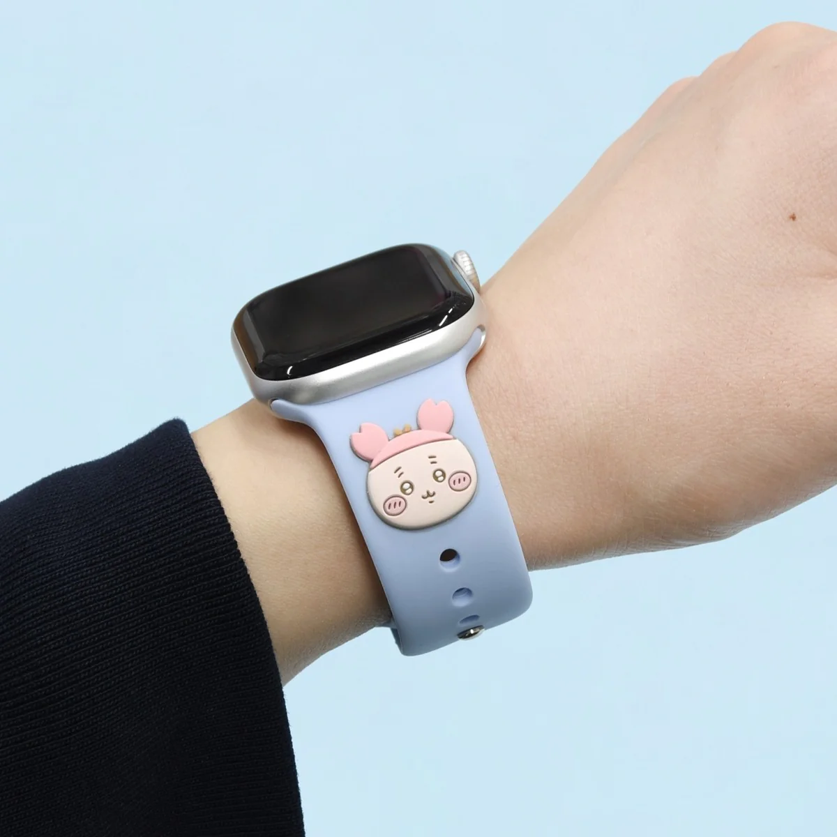 ちいかわ Apple Watch 42/41/40/38mm対応 シリコンバンド(古本屋) - Image 2