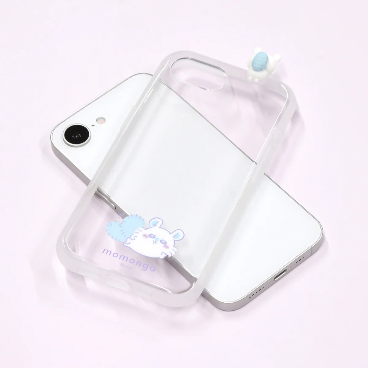 ちいかわ フレーム IIIIfit Clear iPhone16e対応ケース(モモンガ) - Image 3