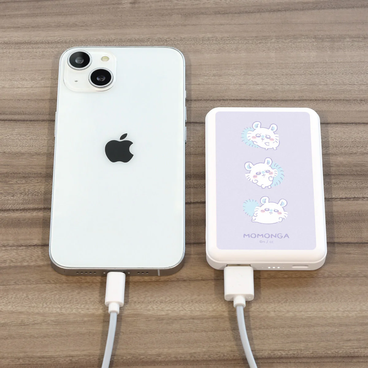 ちいかわ MagSafe対応 ワイヤレスリチウム充電器 5000mAh（モモンガ） - Image 3