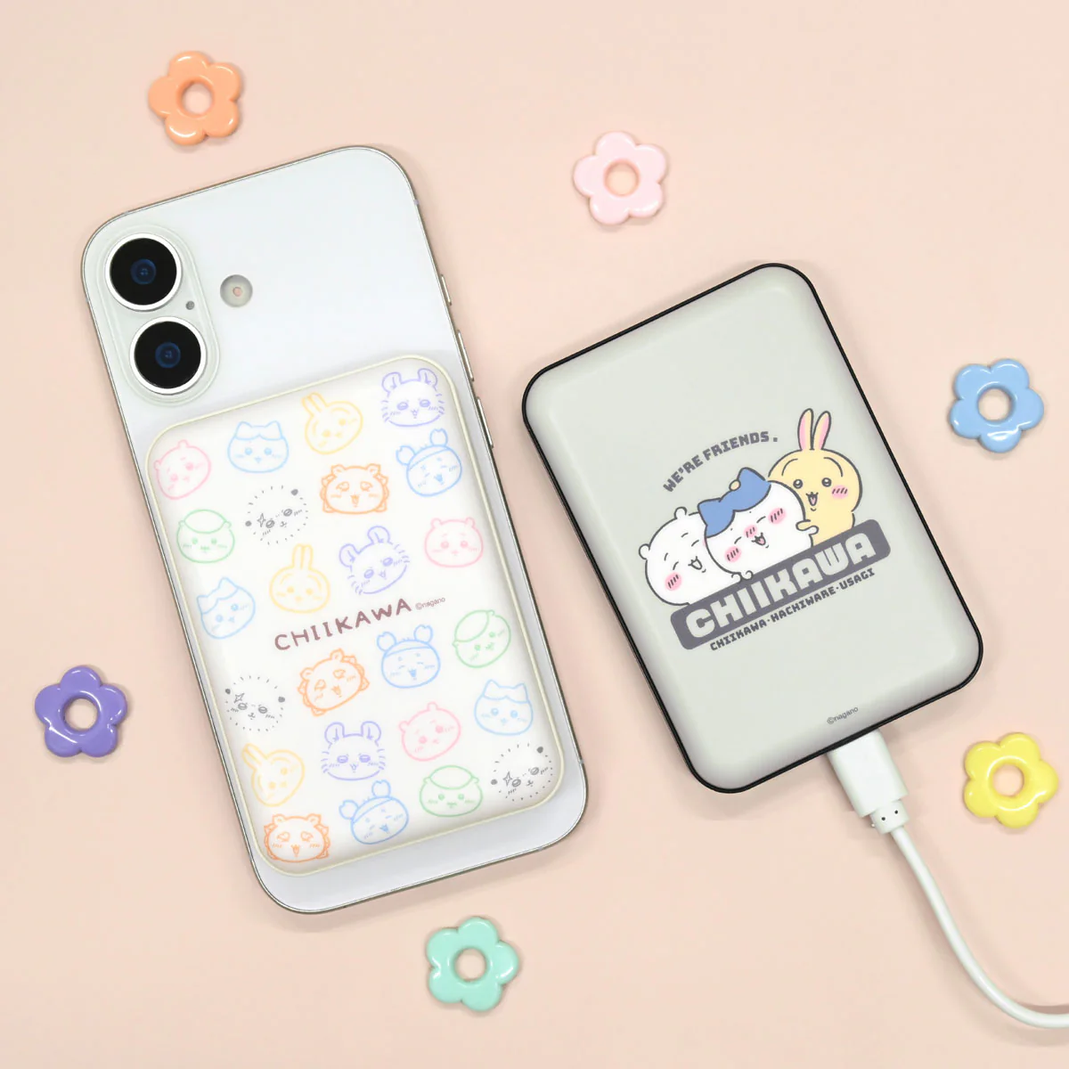 ちいかわ MagSafe対応 ワイヤレスリチウム充電器 5000mAh（集合） - Image 2