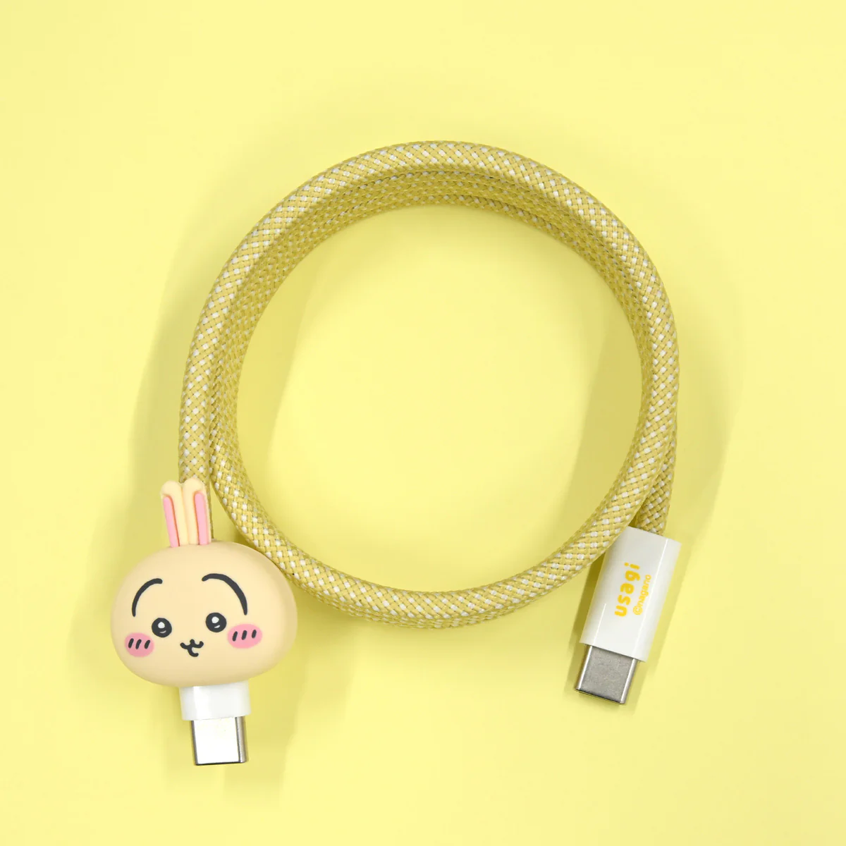ちいかわ PD60W対応 USB2.0 Type-C マスコットマグネットケーブル（うさぎ） - Image 3