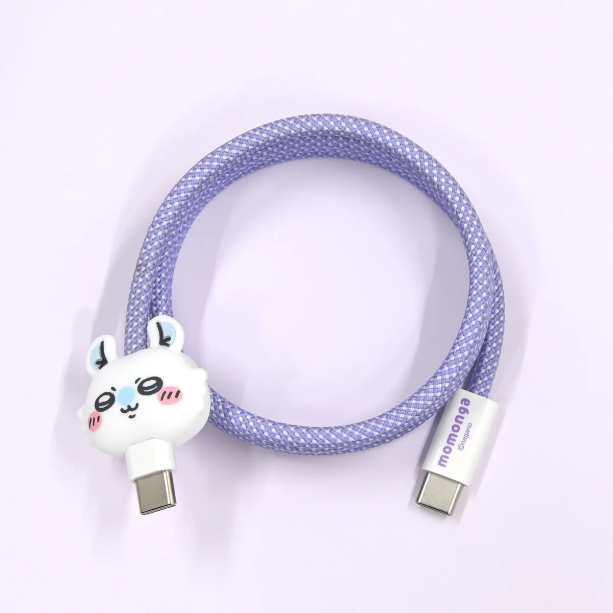 ちいかわ PD60W対応 USB2.0 Type-C マスコットマグネットケーブル（モモンガ） - Image 3