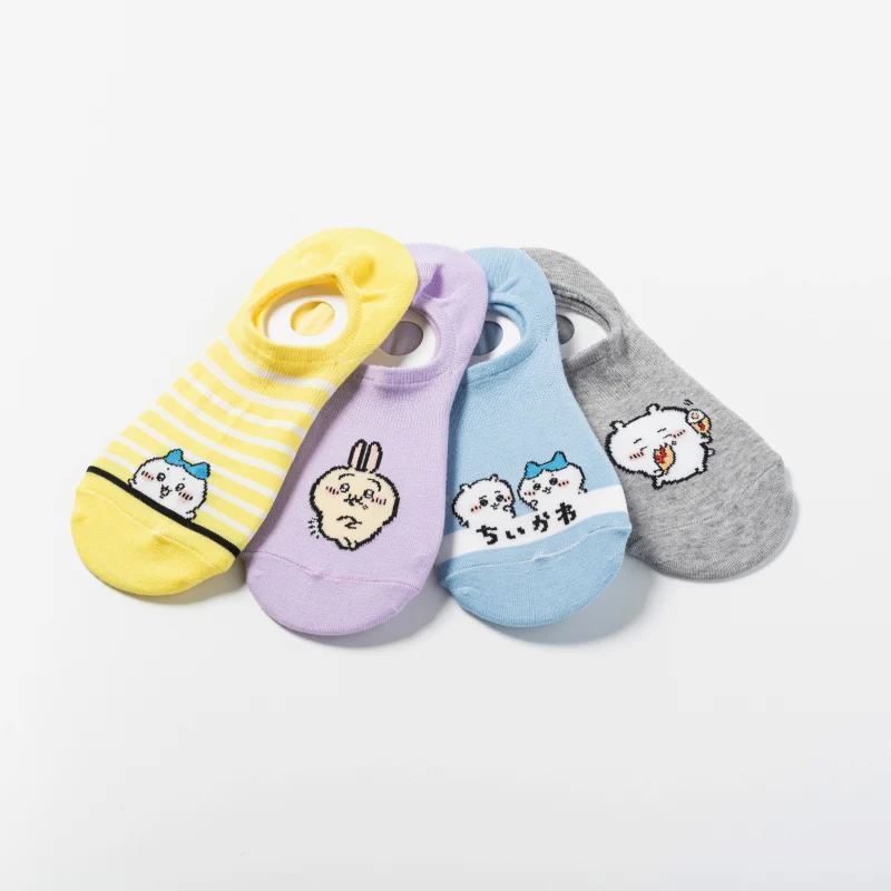 ちいかわ ココピタ スニーカー丈（うさぎ腕組み） - Image 2