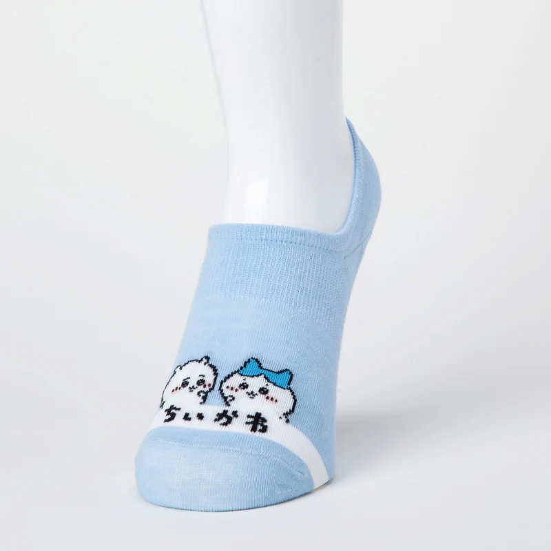 ちいかわ ココピタ スニーカー丈（2人無地柄） - Image 3