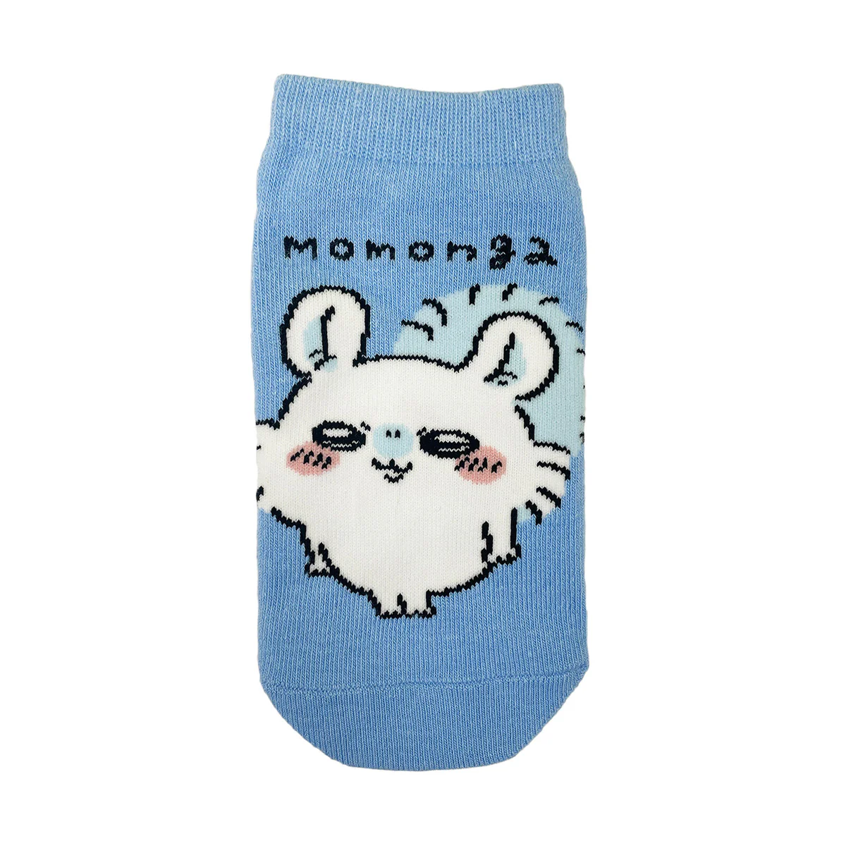 ちいかわ スニーカー丈ソックス（モモンガ毛玉 サックス） キッズ用 - Image 3