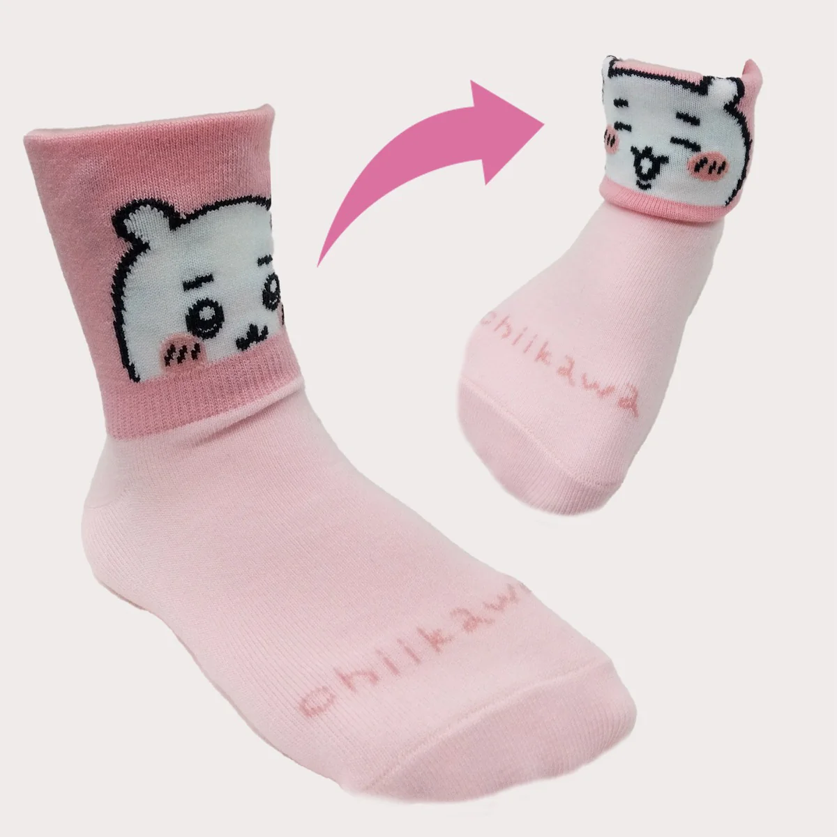 ちいかわ くるっとクルーソックス（ちいかわ） キッズ用 - Image 2