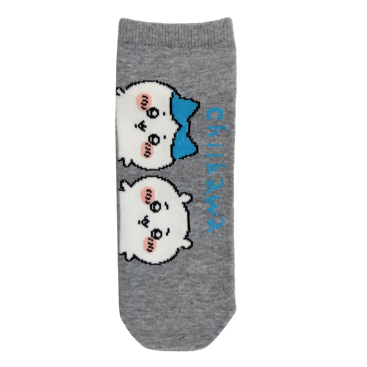 ちいかわ スニーカーソックス（復活 グレー） メンズ用 - Image 3