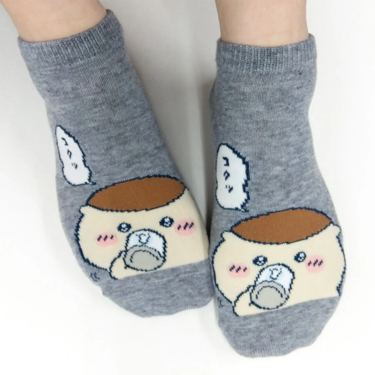 ちいかわ スニーカーソックス（くりまんじゅうコクッ） レディース用 - Image 2