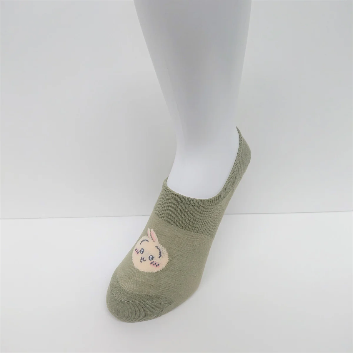 ちいかわ ココピタ スニーカー丈（うさぎ グリーン） - Image 6