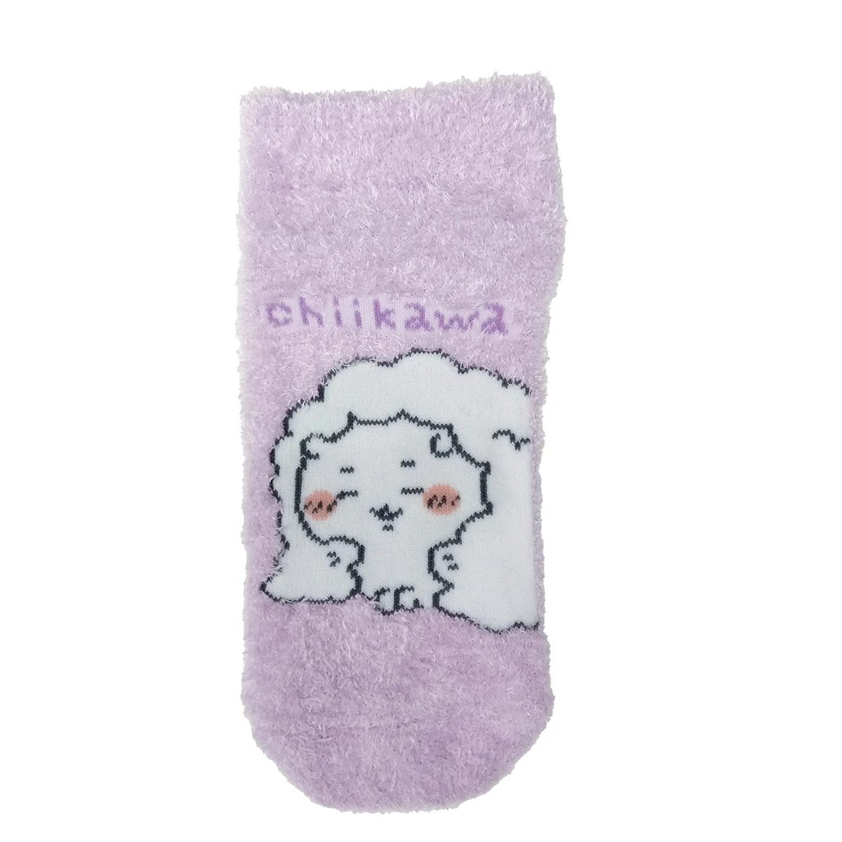 ちいかわ もこもこスニーカー丈ソックス（ちいかわぬくぬく パープル） キッズ用 - Image 3