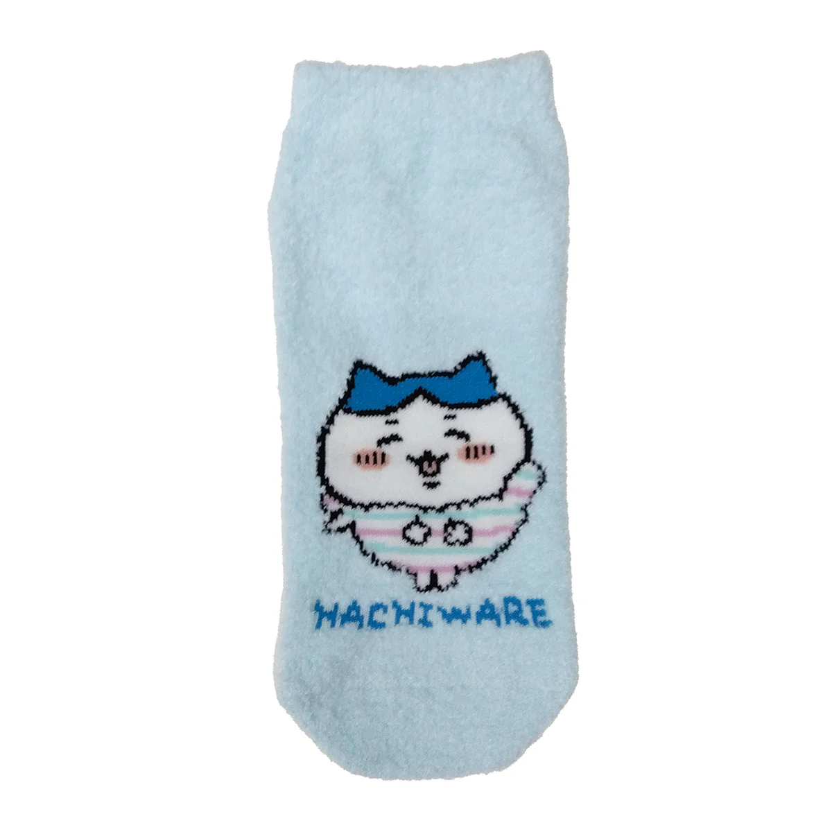 ちいかわ ふわもこスニーカー丈ソックス（ハチワレ サックス） レディース用 - Image 3