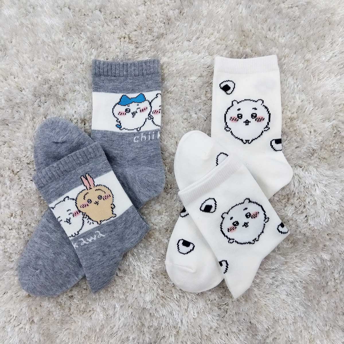 ちいかわ クルーソックス（おにぎり） レディース用 - Image 2
