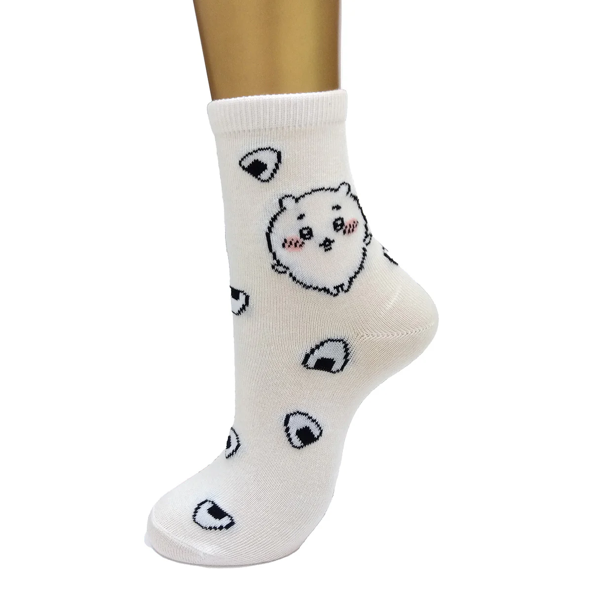 ちいかわ クルーソックス（おにぎり） レディース用 - Image 4