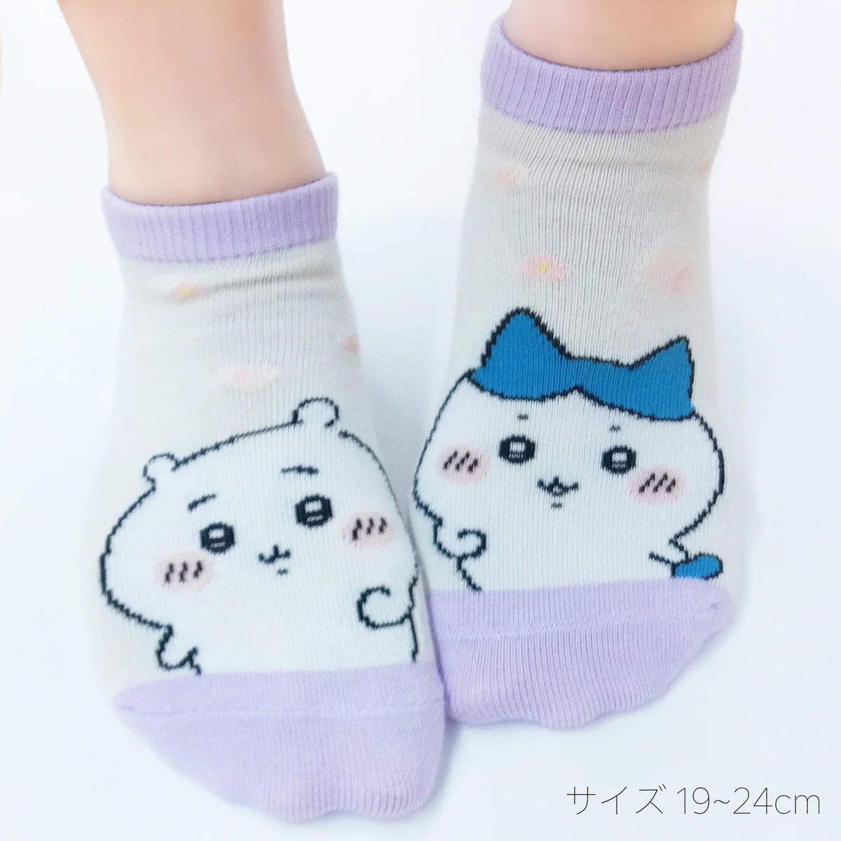ちいかわ スニーカー丈ソックス（ちいかわハチワレ左右） - Image 8