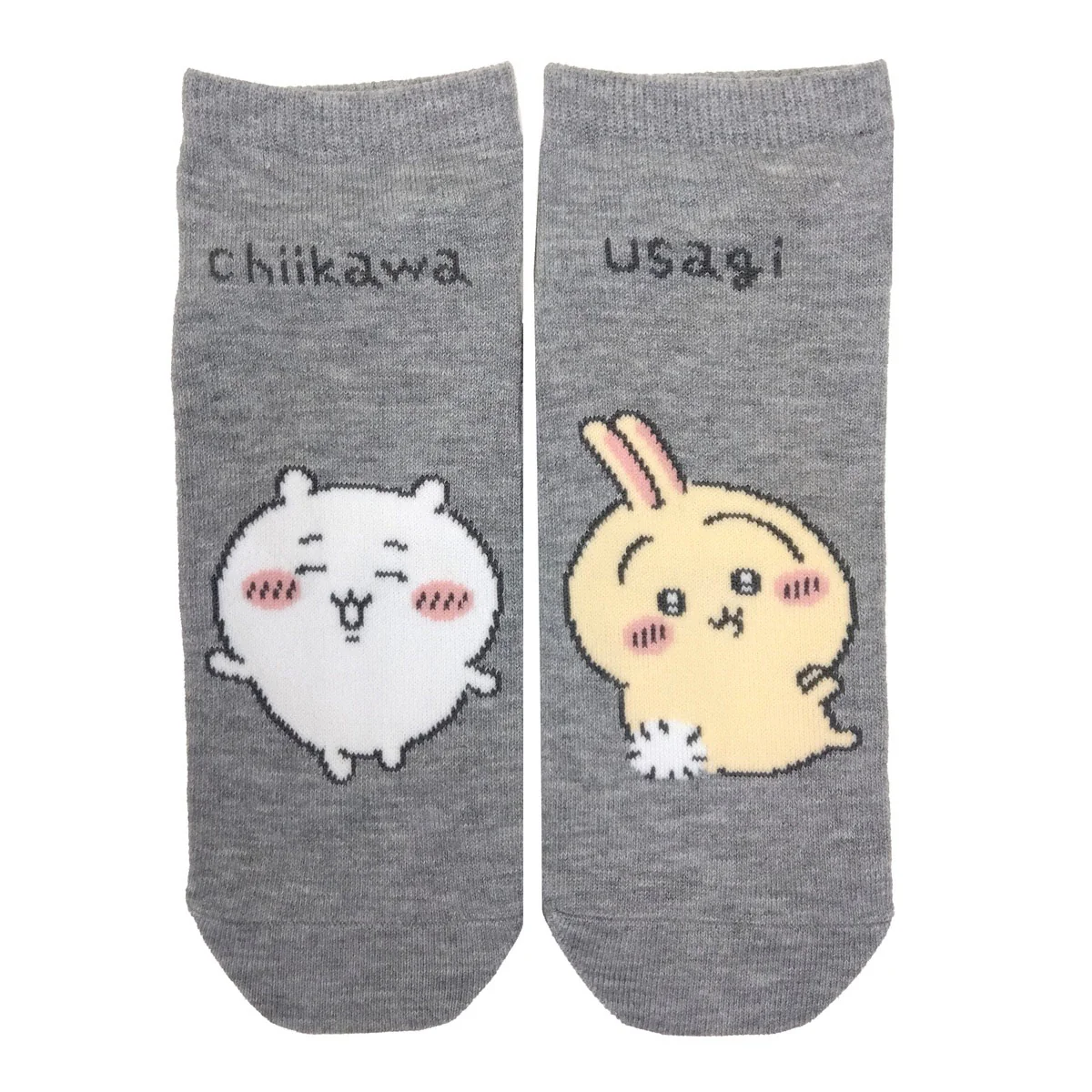 ちいかわ スニーカー丈ソックス（ちいかわうさぎ左右）メンズ用 - Image 3