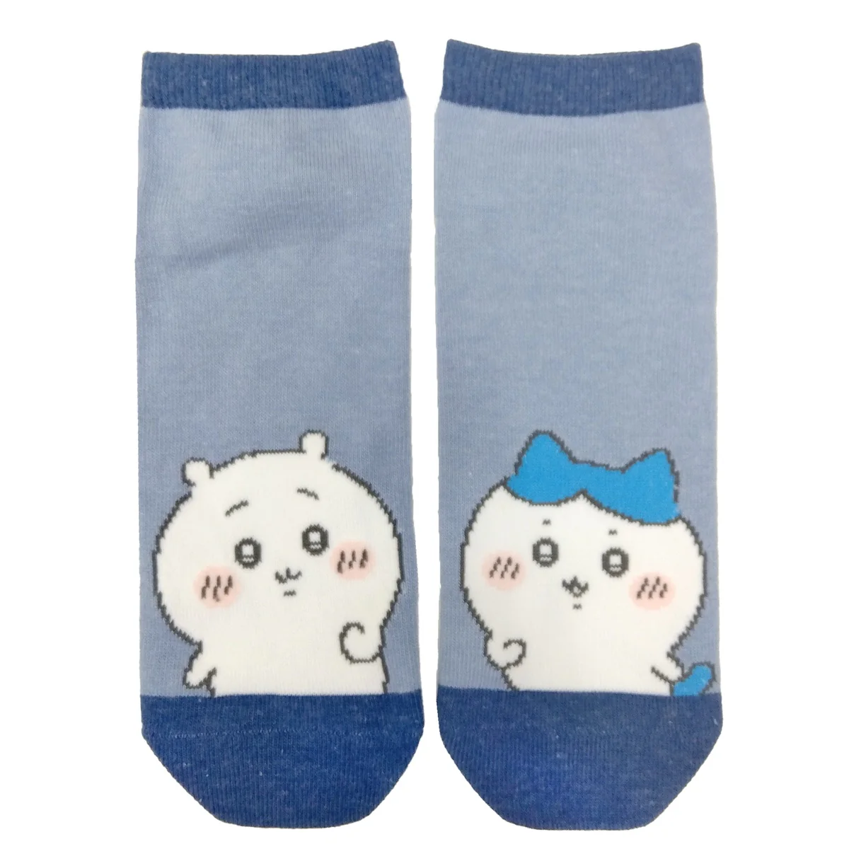 ちいかわ スニーカー丈ソックス(ちいかわハチワレ左右)メンズ用
