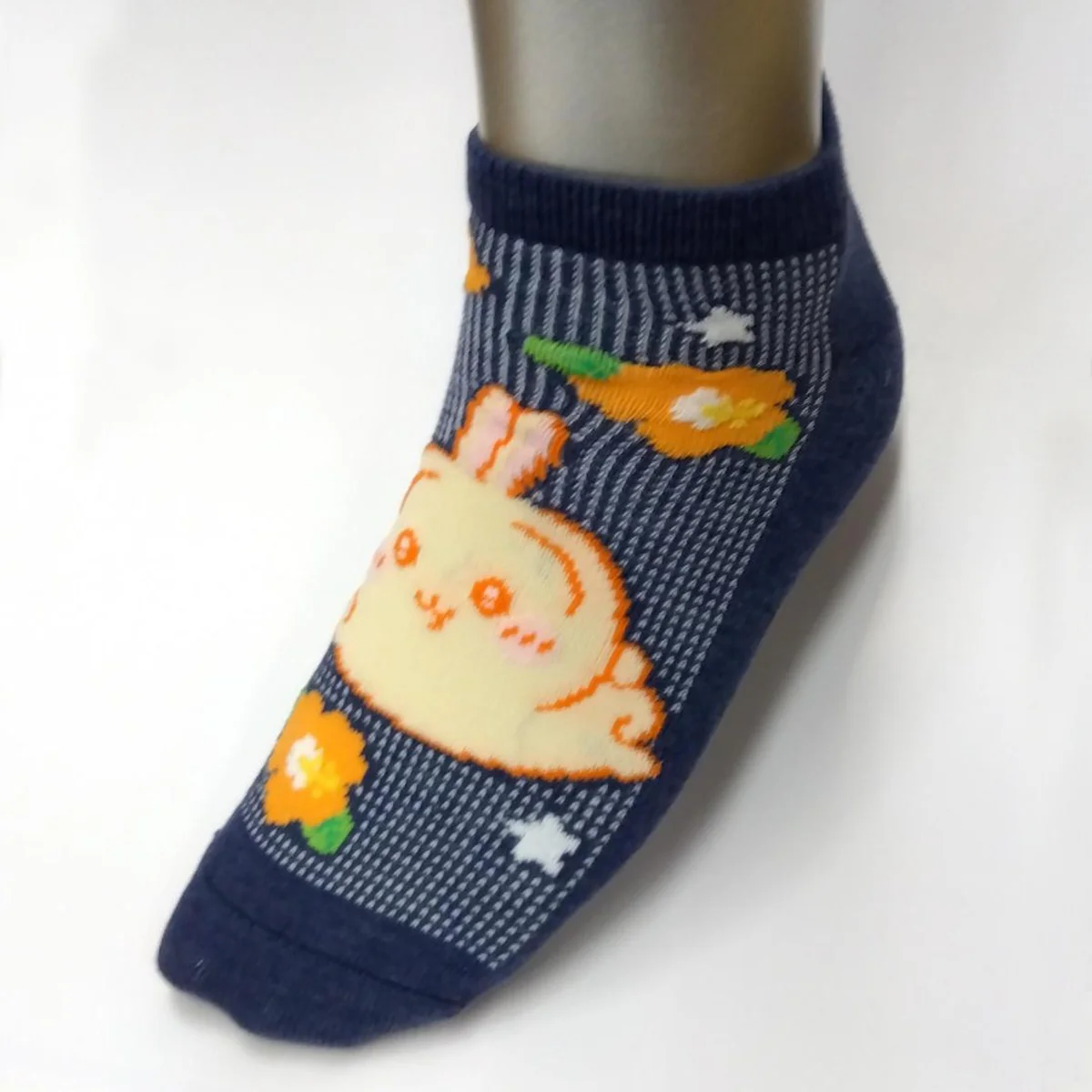 ちいかわ メッシュスニーカー丈ソックス（うさぎ・アロハ）メンズ用 - Image 2