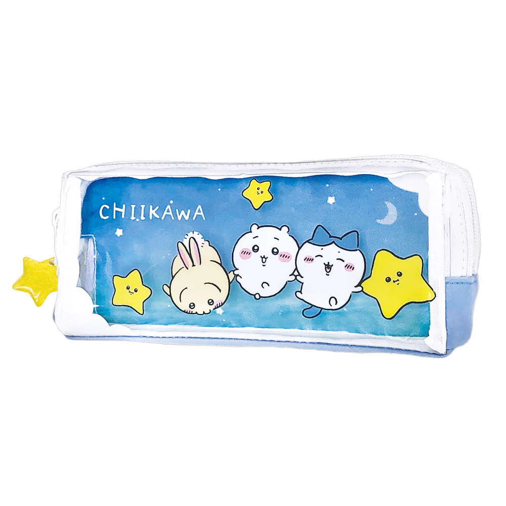 ちいかわ ツインファスナーペンケース（夜空） - Image 3