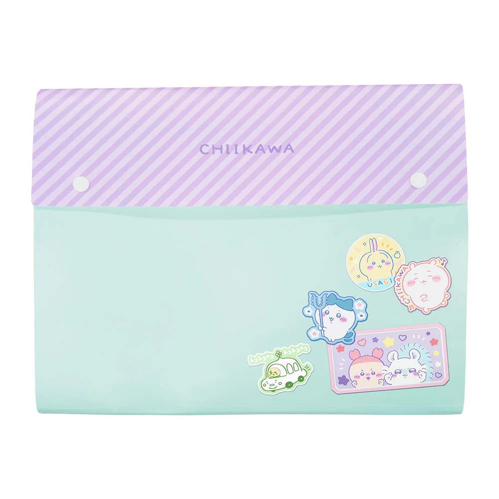 ちいかわ マルチポケットクリアファイル(ワッペン風) - Image 3