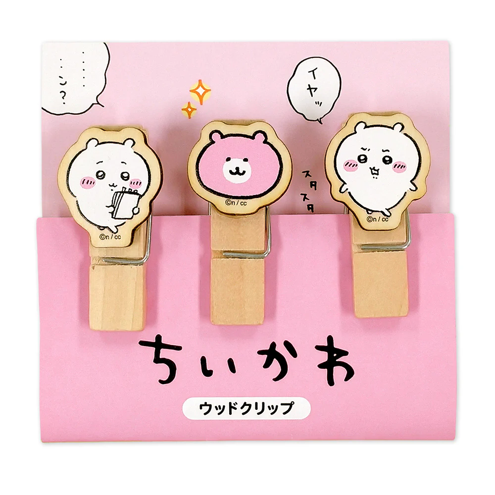 ちいかわ ウッドクリップ（ちいかわ） - Image 4
