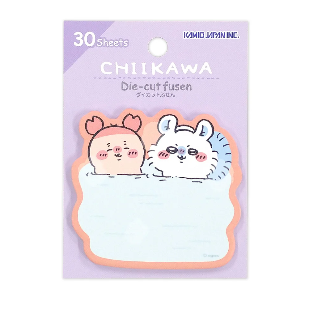 ちいかわ ダイカット付箋（モモンガ＆古本屋 お風呂） - Image 3
