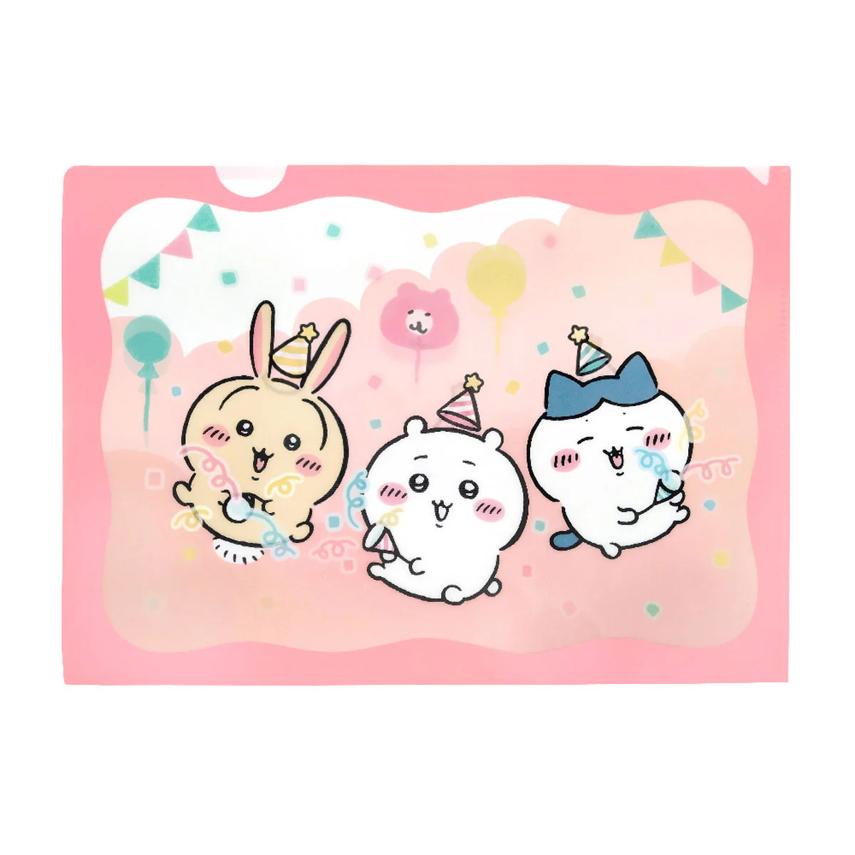 ちいかわ レンチキュラーシングルクリアファイル（おめでとう） - Image 4