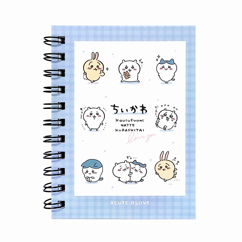 ちいかわ A6Wリングノート （チェック） - Image 4