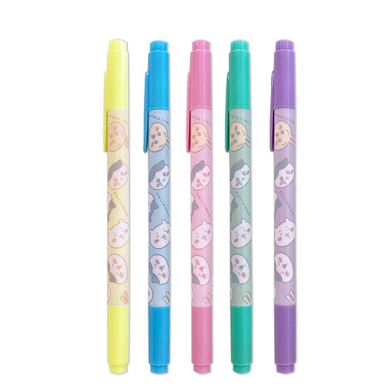 ちいかわ 蛍光ツインペン5色セット - Image 4