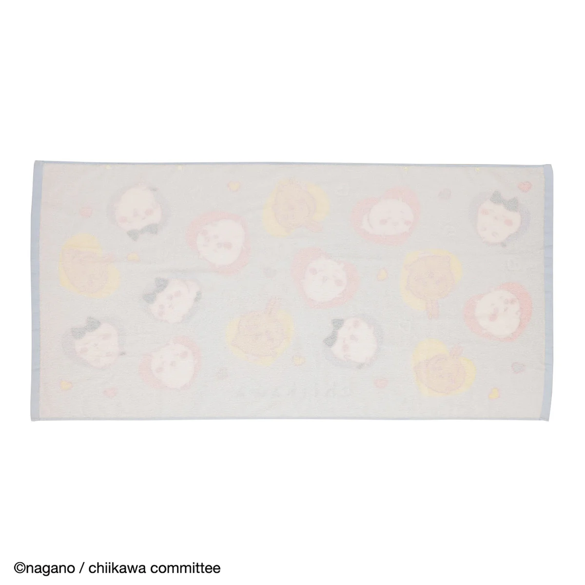 ちいかわ ころころキュートフェイス ボタン付き大判バスタオル - Image 2