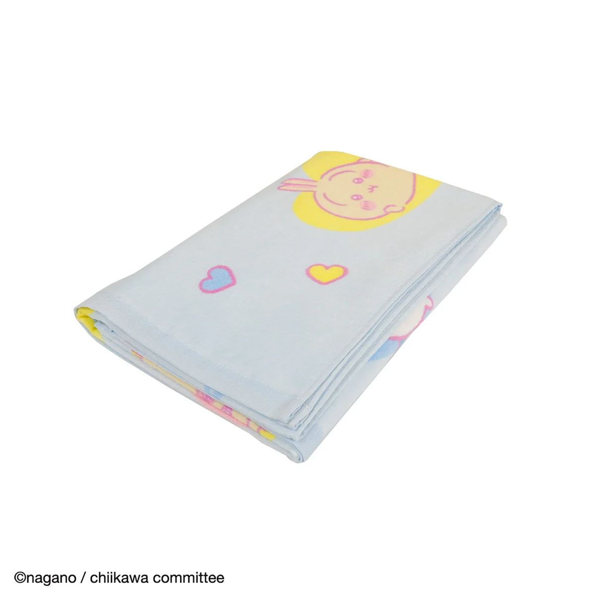ちいかわ ころころキュートフェイス ボタン付き大判バスタオル - Image 3