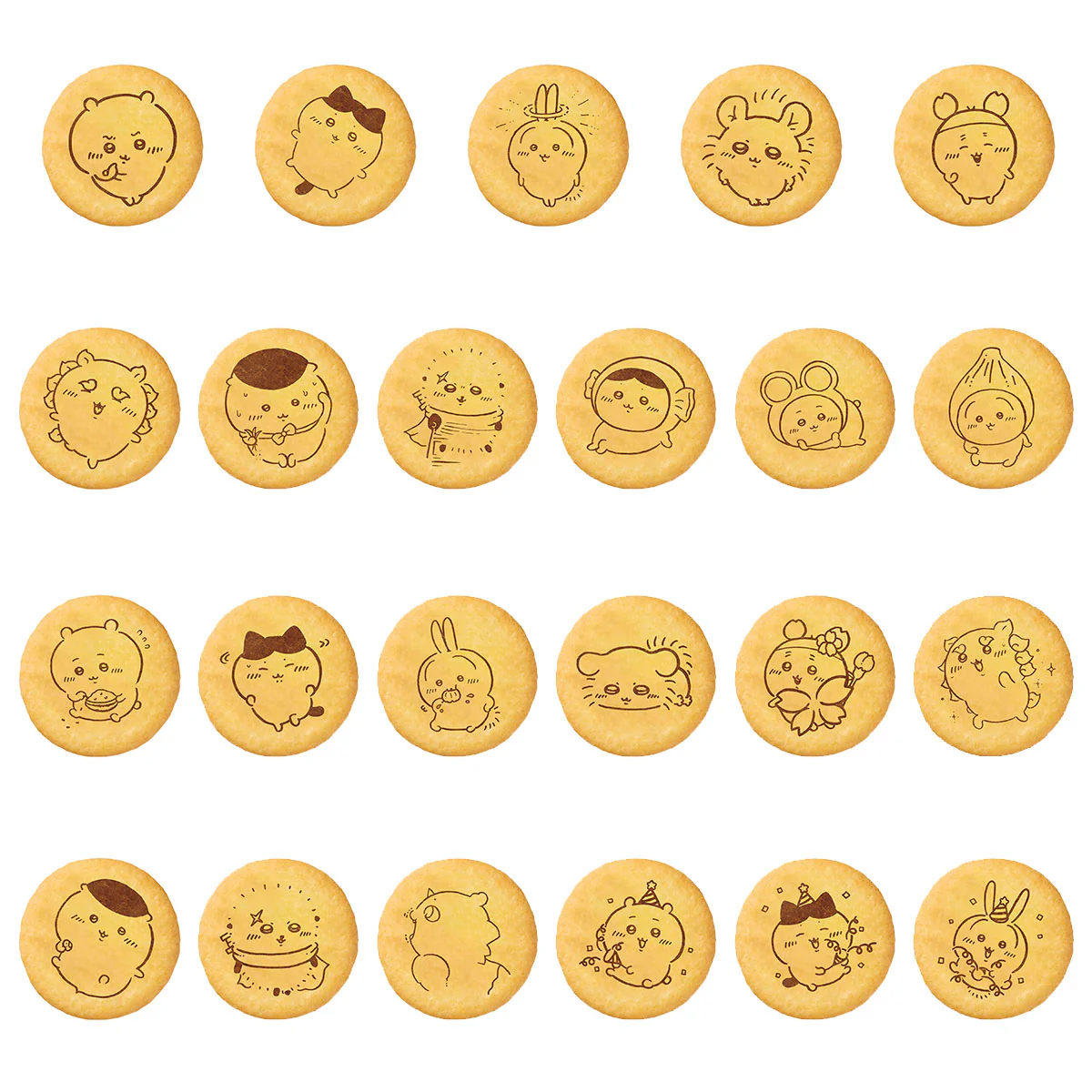 ちいかわ アクリルシーンクリップビスケット（全13種）1BOX 10個入 - Image 4