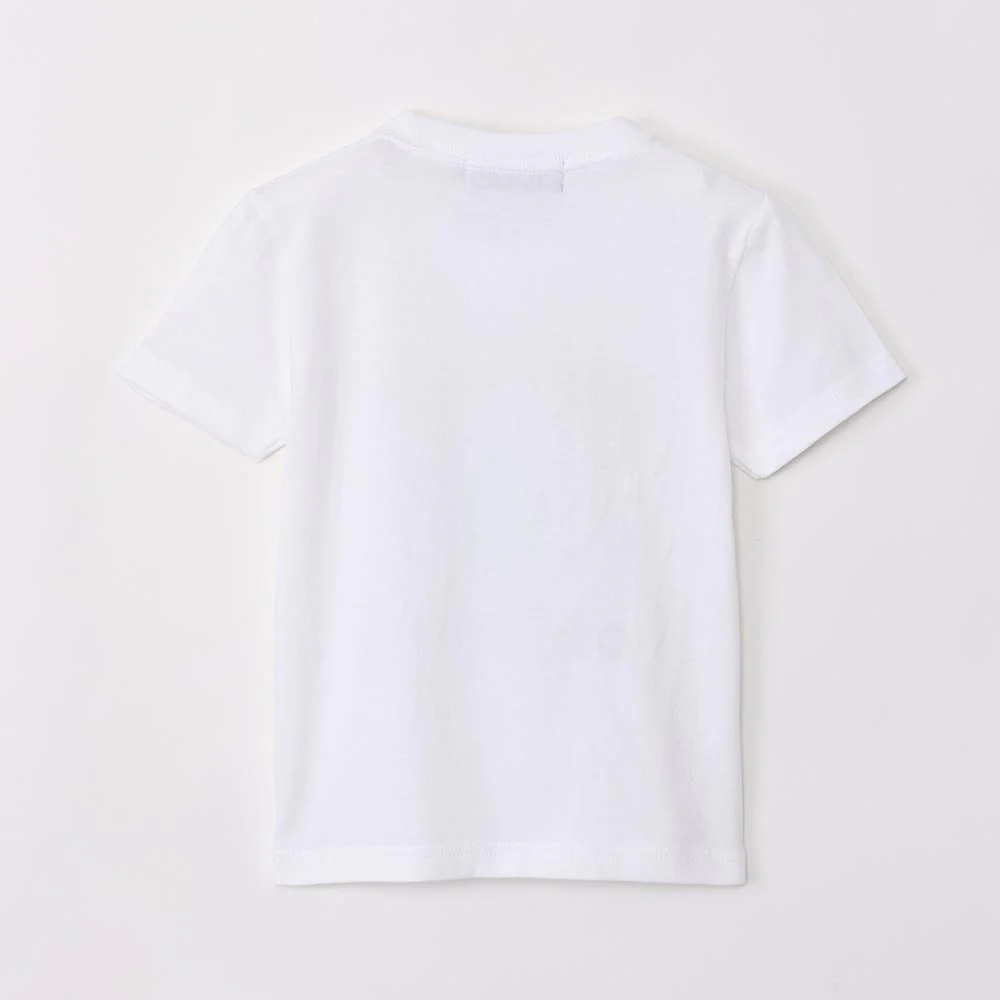 ちいかわ水族館 キッズTシャツ ハリーアップ ホワイト（カメミラー付） - Image 4