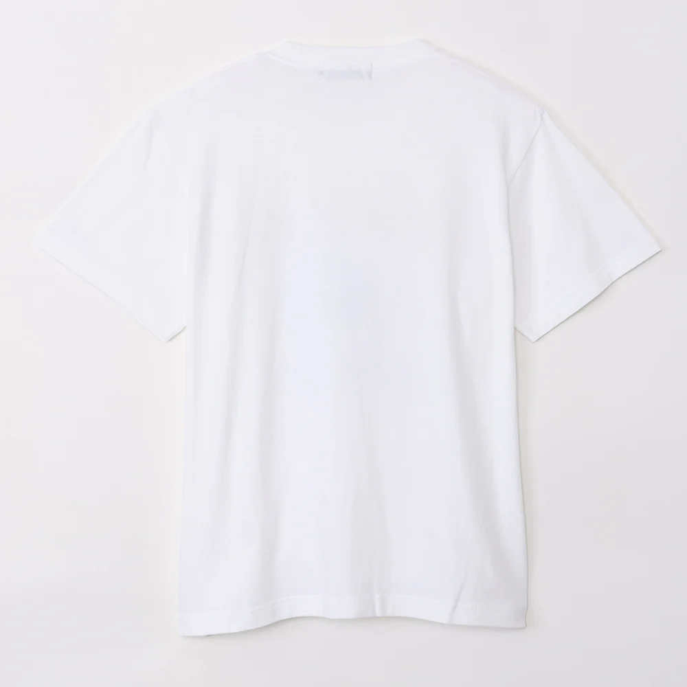ちいかわ水族館 Tシャツ ハリーアップ ホワイト(イカミラー付) - Image 4