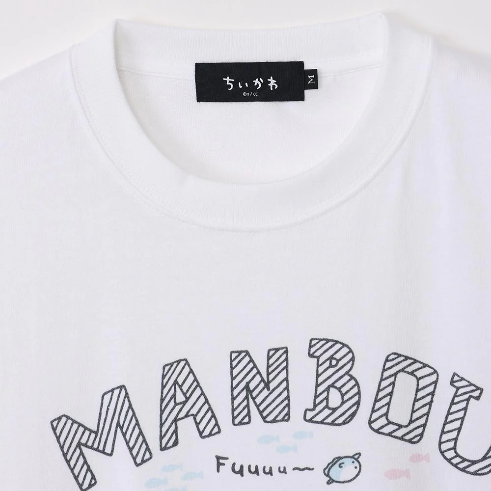 ちいかわ水族館 Tシャツ マンボウ ホワイト（イカミラー付） - Image 3