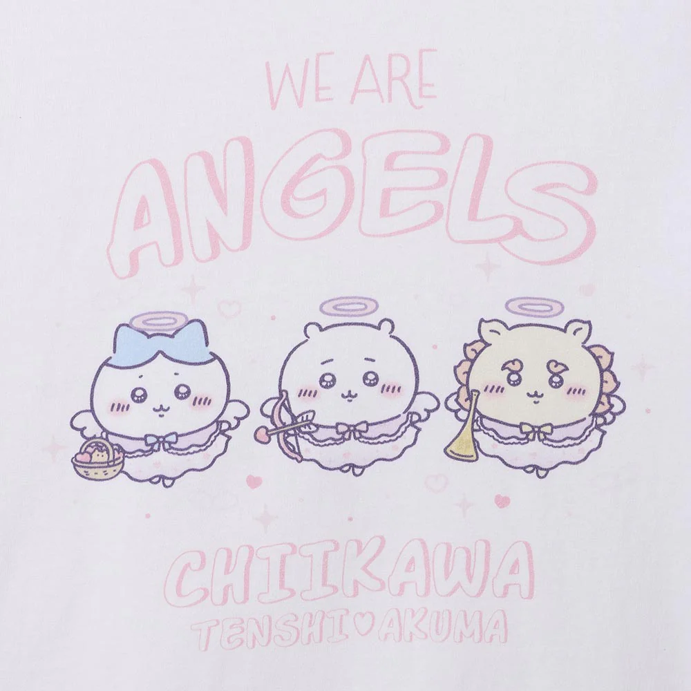 ちいかわ てんし♡あくま Tシャツ（WE ARE ANGELS ホワイト） - Image 2