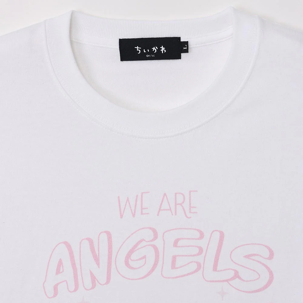 ちいかわ てんし♡あくま Tシャツ（WE ARE ANGELS ホワイト） - Image 3