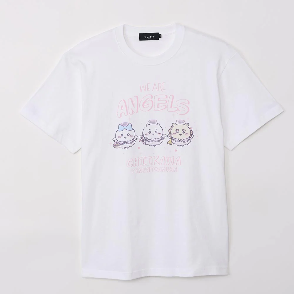 ちいかわ てんし♡あくま Tシャツ（WE ARE ANGELS ホワイト） - Image 4