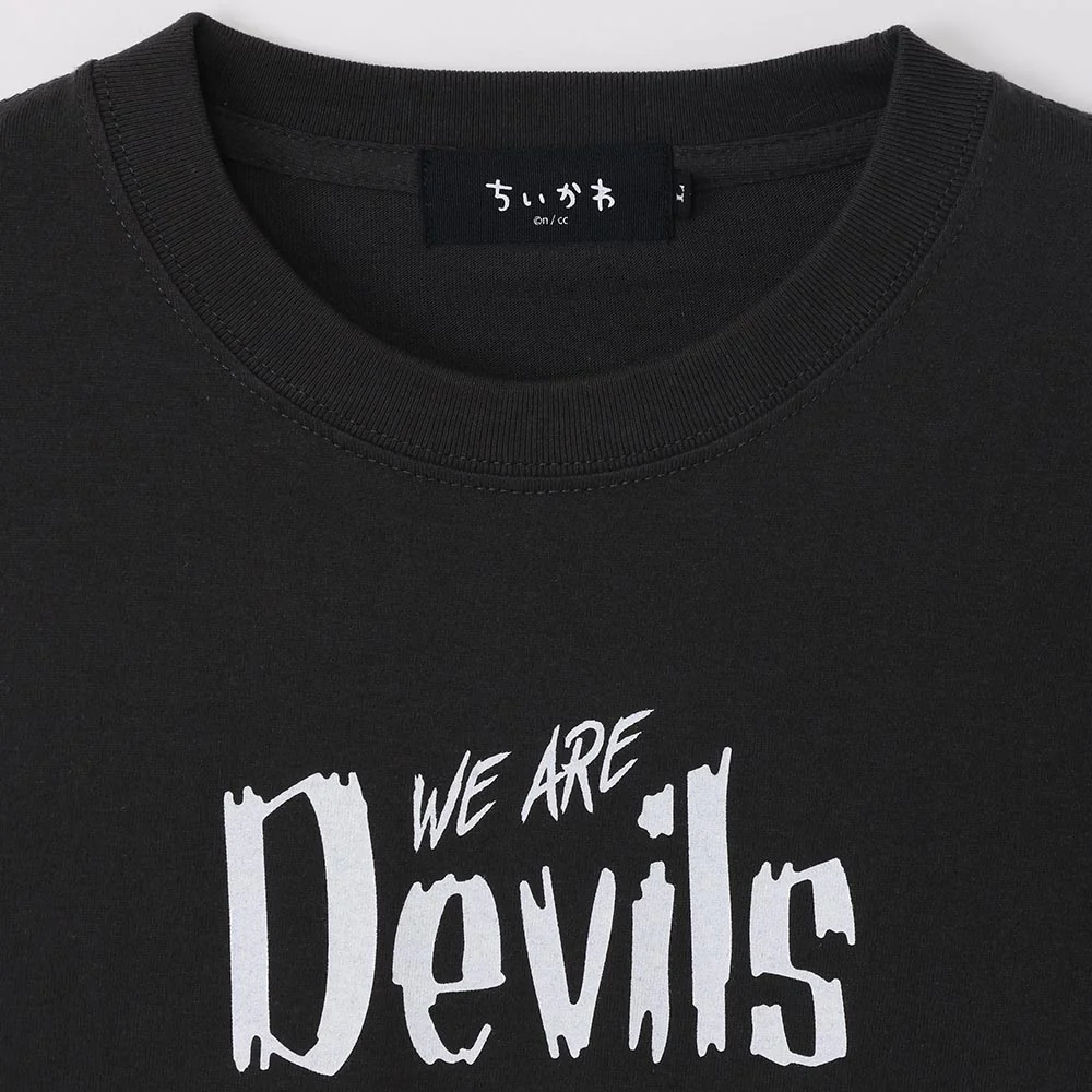 ちいかわ てんし♡あくま Tシャツ（WE ARE DEVILS スミ） - Image 3