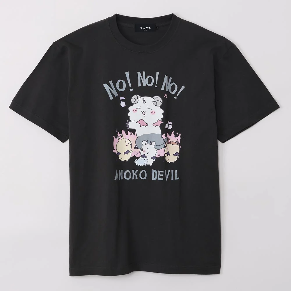 ちいかわ てんし♡あくま Tシャツ（ANOKO DEVILS スミ） - Image 4