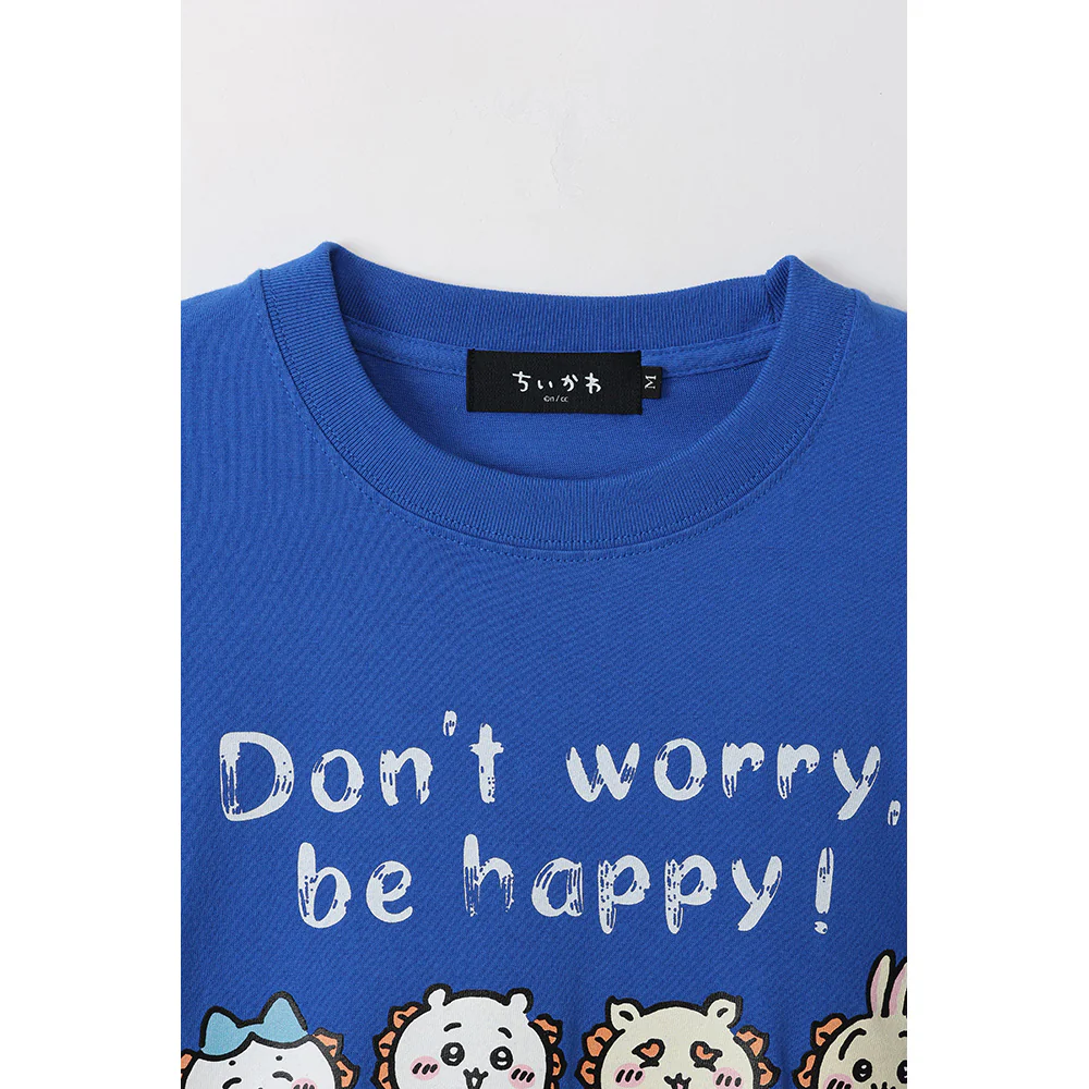ちいかわ シーサー祭り！！！ Tシャツ ちいかわフレンズ ブルー - Image 2