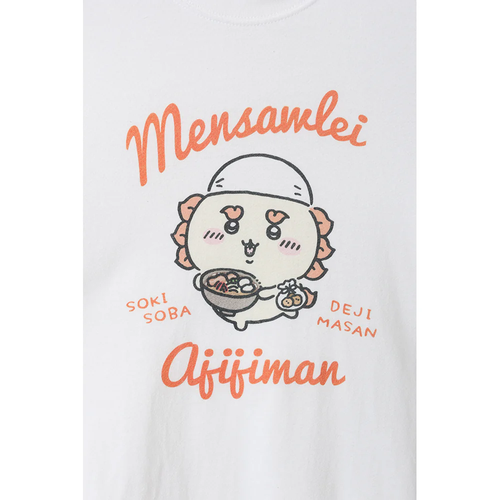 ちいかわ シーサー祭り！！！ Tシャツ 味自慢 ホワイト - Image 3