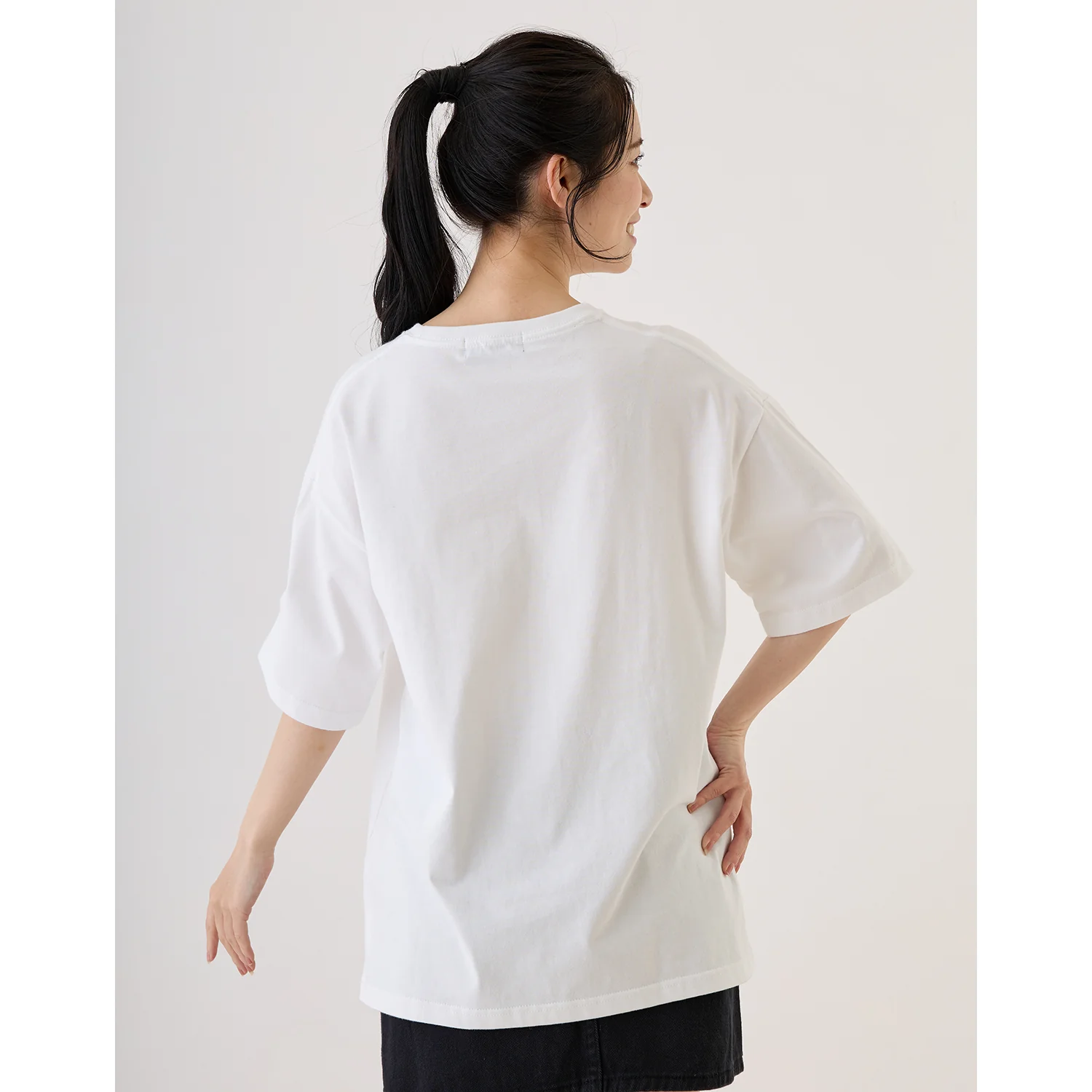 ちいかわ お出かけ楽しみ！な ビッグTシャツ お散歩 ホワイト - Image 8